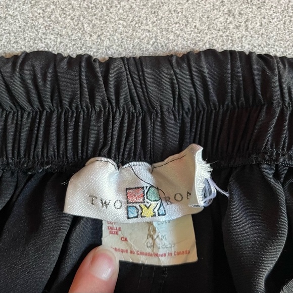 Vintage Two Roads Black Lace Trim Shorts Size Medium - Picture 5 of 9